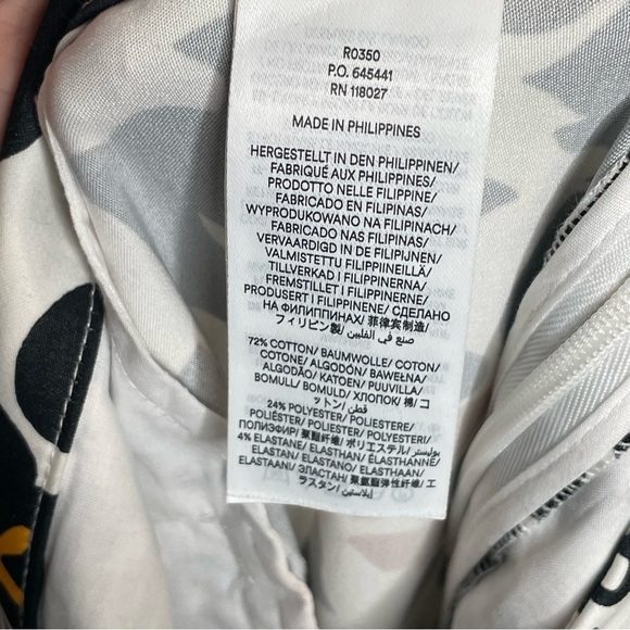 Boden Printed Crop Wide Leg Pants in Black, Opulent Pome Small Flaw 16-18R - Picture 11 of 13